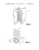 BOOK-LIKE PACKAGING STRUCTURE FOR RECEIVING A BLISTER PACK diagram and image