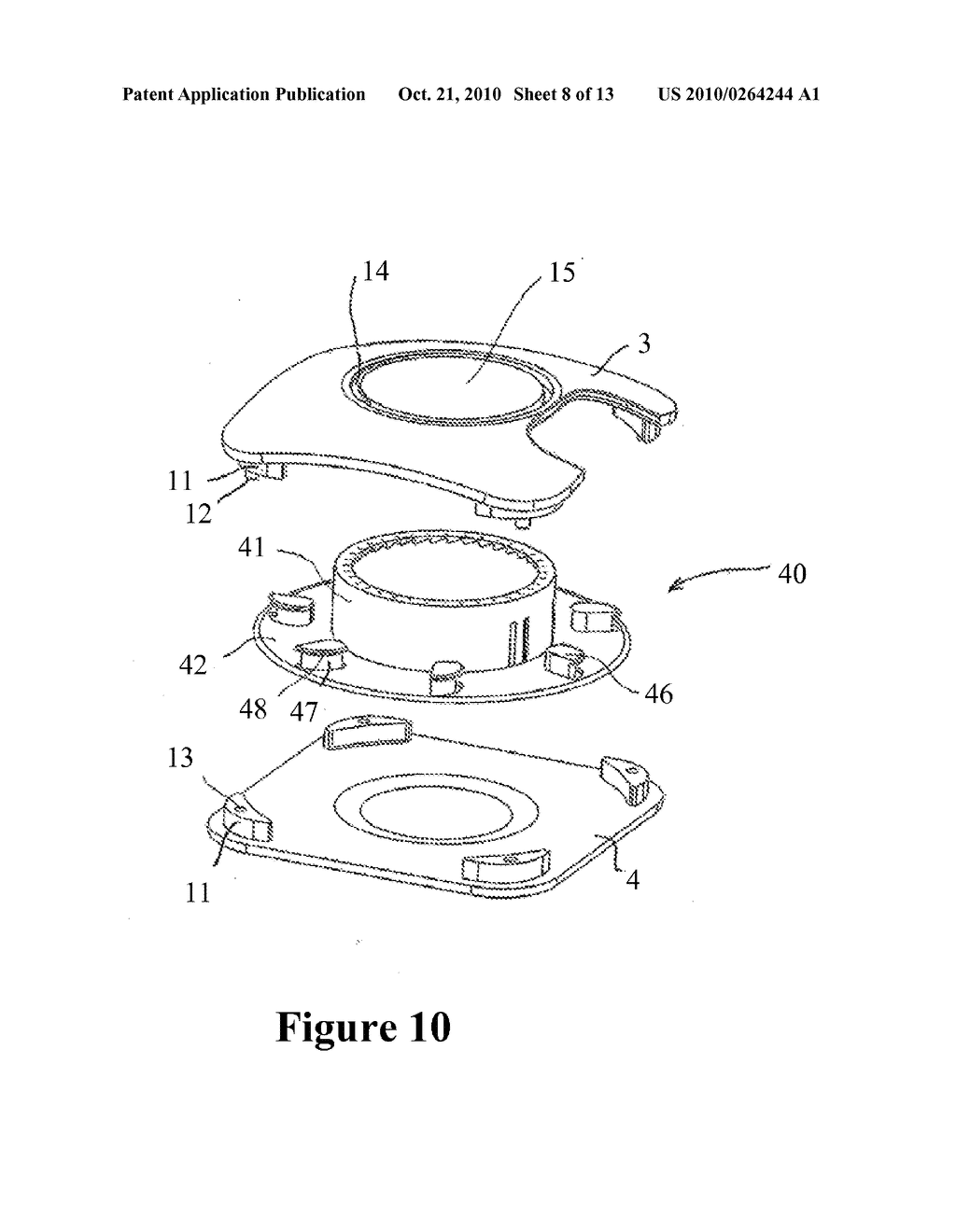 FLEXIBLE CONDUIT STORAGE DEVICE - diagram, schematic, and image 09