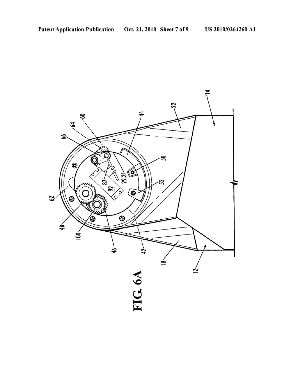 MECHANISM FOR FOLDING, SWEEPING, AND LOCKING VEHICLE WINGS ABOUT A SINGLE PIVOT - diagram, schematic, and image 08