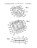 FASTENING CLIP AND ASSOCIATED FASTENER diagram and image