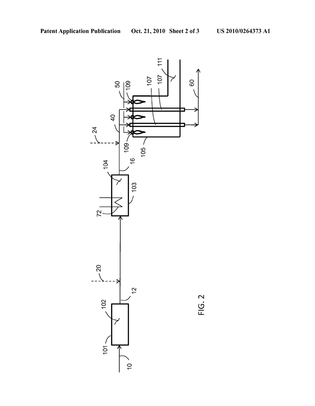 PROCESS FOR PRODUCING A HYDROGEN-CONTAINING PRODUCT GAS - diagram, schematic, and image 03