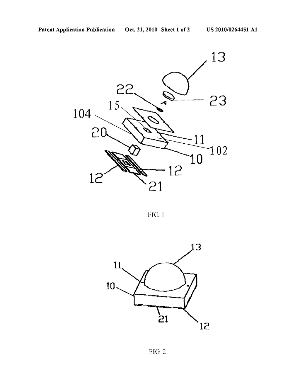 Light Emitting Diode with High Power - diagram, schematic, and image 02