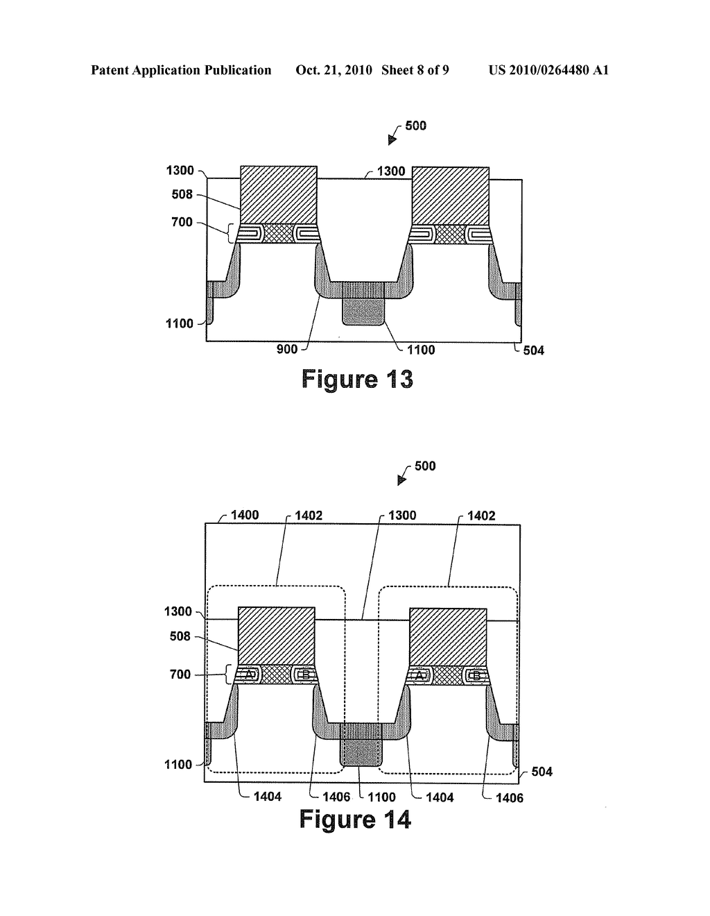 USE OF A POLYMER SPACER AND SI TRENCH IN A BITLINE JUNCTION OF A FLASH MEMORY CELL TO IMPROVE TPD CHARACTERISTICS - diagram, schematic, and image 09