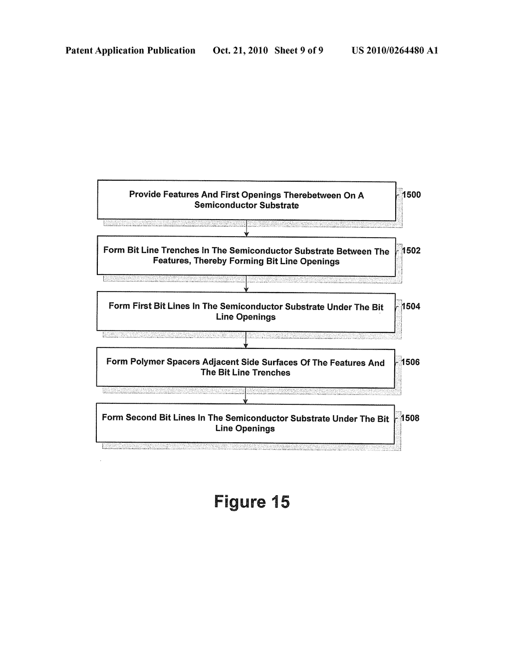 USE OF A POLYMER SPACER AND SI TRENCH IN A BITLINE JUNCTION OF A FLASH MEMORY CELL TO IMPROVE TPD CHARACTERISTICS - diagram, schematic, and image 10