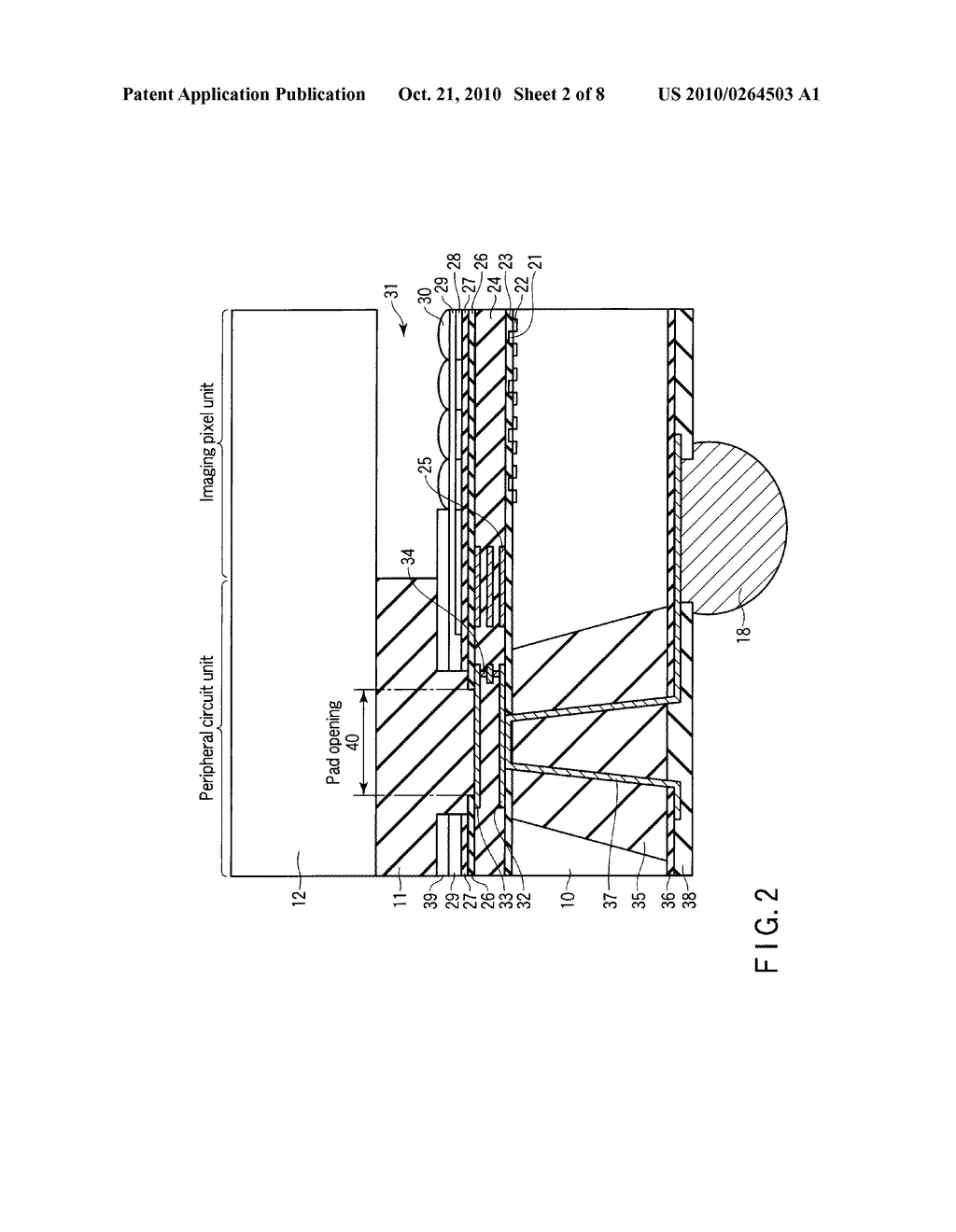 SOLID-STATE IMAGING DEVICE COMPRISING THROUGH-ELECTRODE - diagram, schematic, and image 03