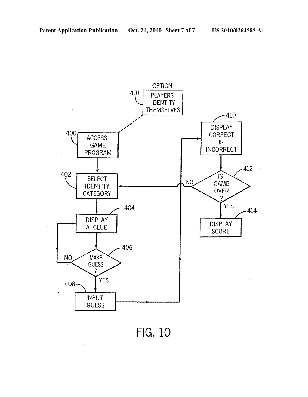 Identity Guessing Game and Methods of Playing - diagram, schematic, and image 08