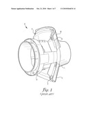 TERTIARY LOCK FOR PIVOT DOOR THRUST REVERSER diagram and image