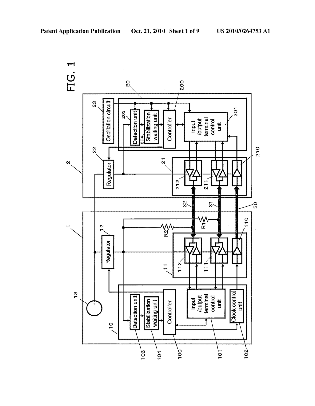 INTERFACE DEVICE FOR HOST DEVICE, INTERFACE DEVICE FOR SLAVE DEVICE, HOST DEVICE, SLAVE DEVICE, COMMUNICATION SYSTEM AND INTERFACE VOLTAGE SWITCHING METHOD - diagram, schematic, and image 02