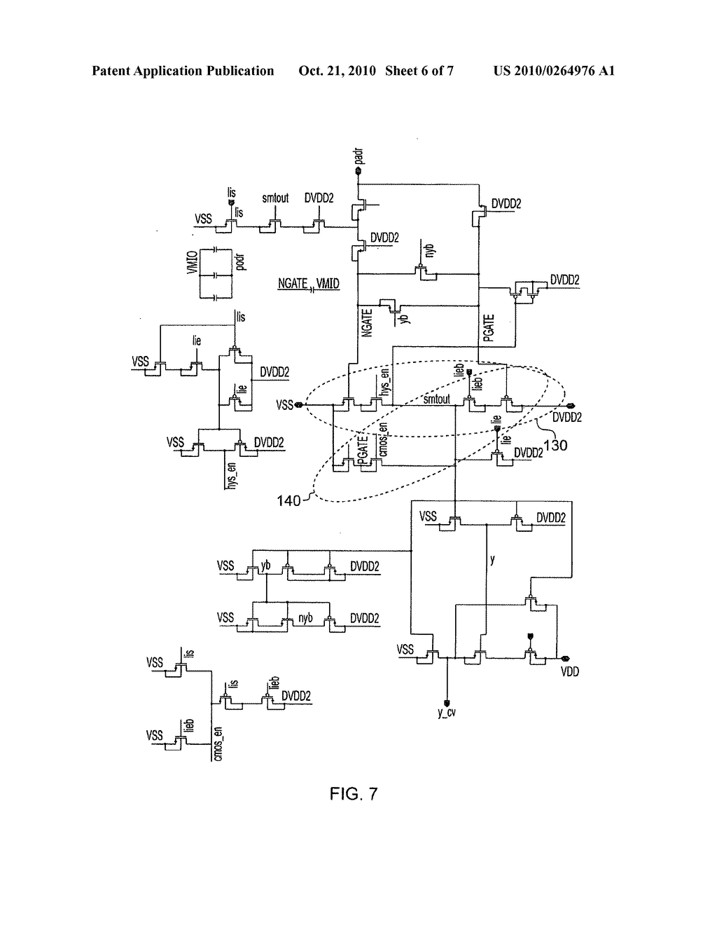 Circuitry for processing signals from a higher voltage domain using devices designed to operate in a lower voltage domain - diagram, schematic, and image 07