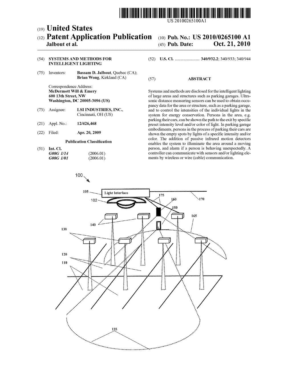 SYSTEMS AND METHODS FOR INTELLIGENT LIGHTING - diagram, schematic, and image 01