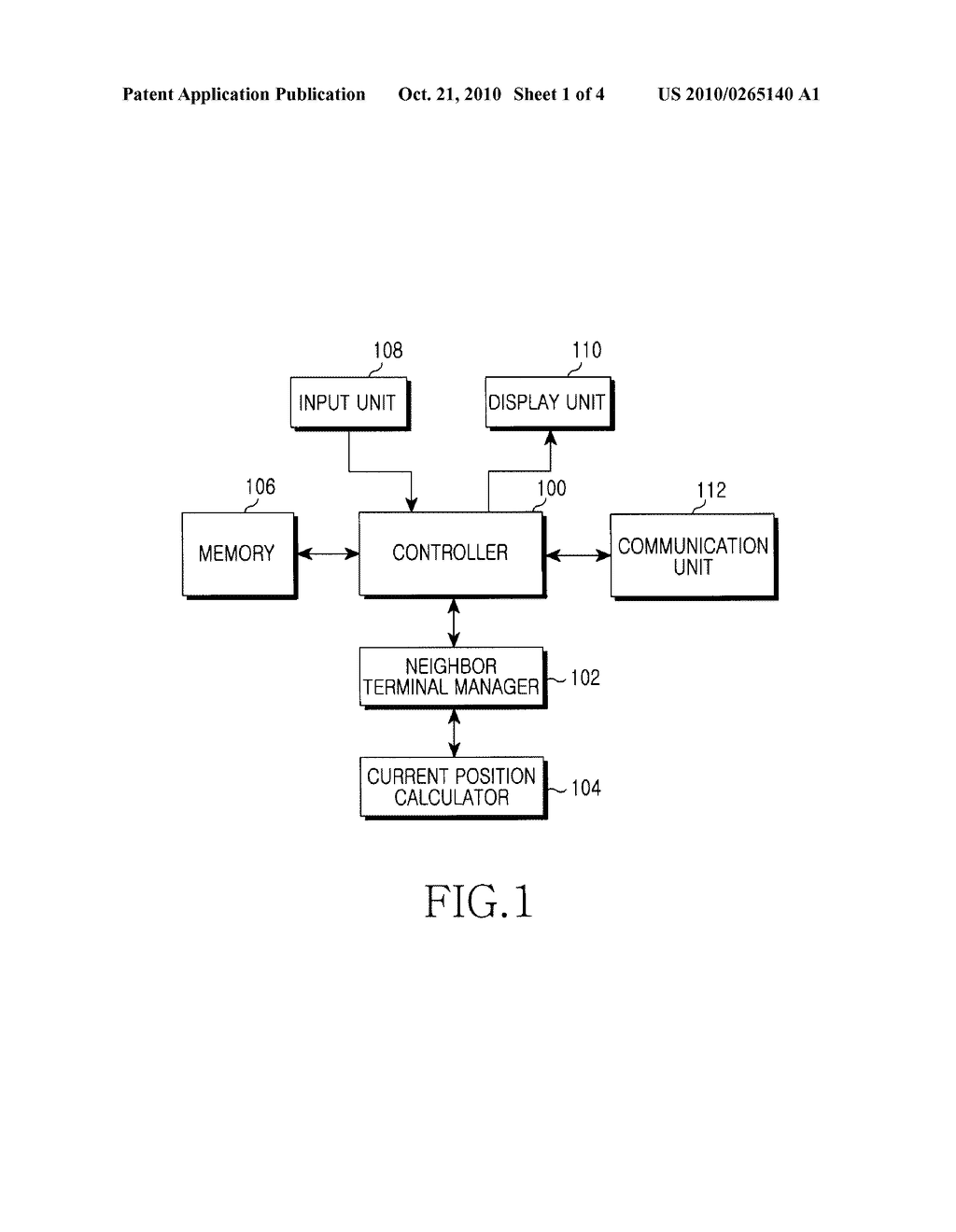 APPARATUS AND METHOD FOR IDENTIFYING SUBSCRIBER POSITION IN PORTABLE TERMINAL - diagram, schematic, and image 02