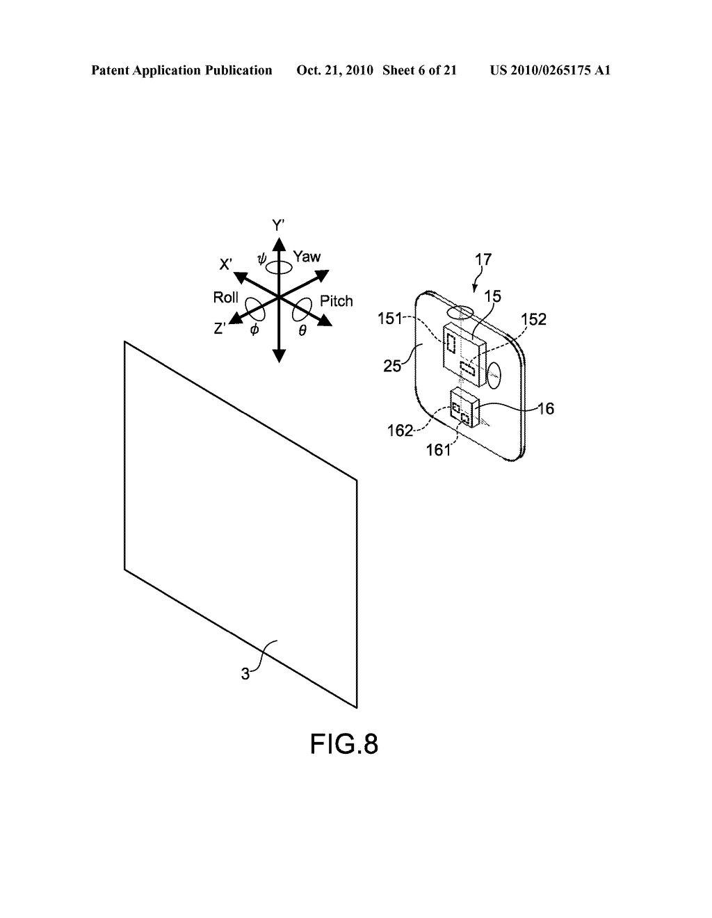 CONTROL APPARATUS, INPUT APPARATUS, CONTROL SYSTEM, CONTROL METHOD, AND HANDHELD APPARATUS - diagram, schematic, and image 07