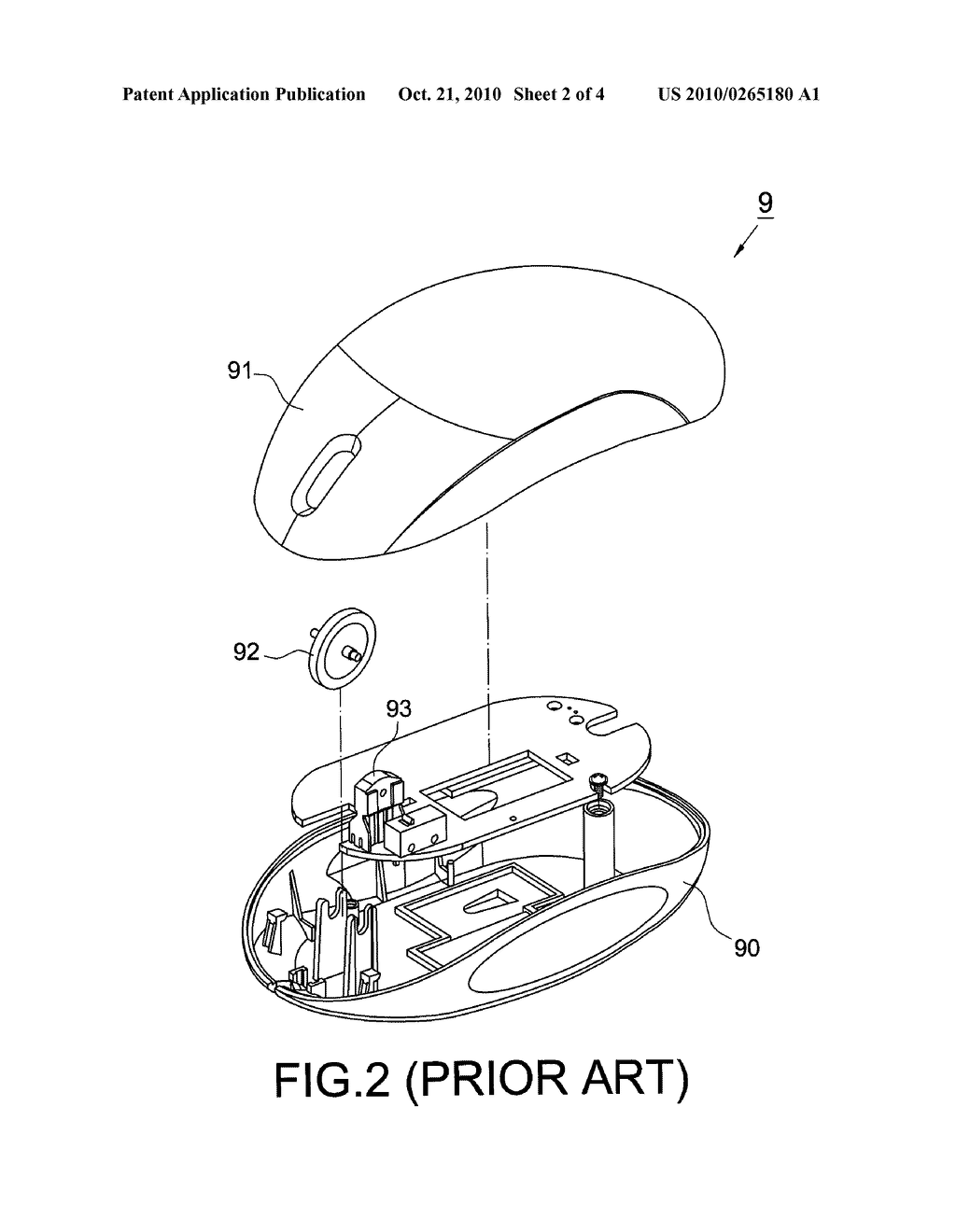 MOUSE WHEEL ASSEMBLY - diagram, schematic, and image 03