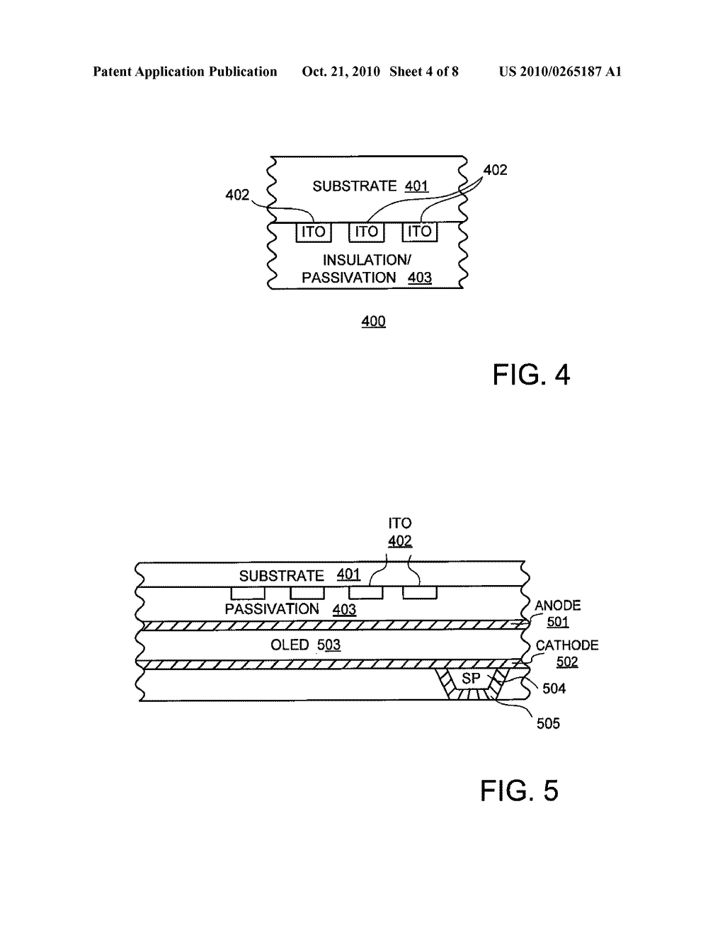 SIGNAL ROUTING IN AN OLED STRUCTURE THAT INCLUDES A TOUCH ACTUATED SENSOR CONFIGURATION - diagram, schematic, and image 05