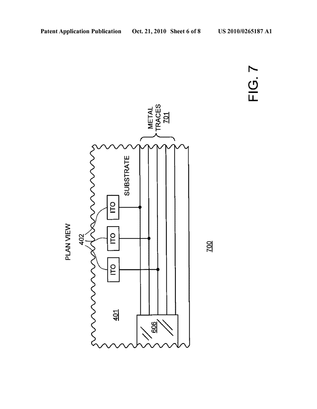 SIGNAL ROUTING IN AN OLED STRUCTURE THAT INCLUDES A TOUCH ACTUATED SENSOR CONFIGURATION - diagram, schematic, and image 07