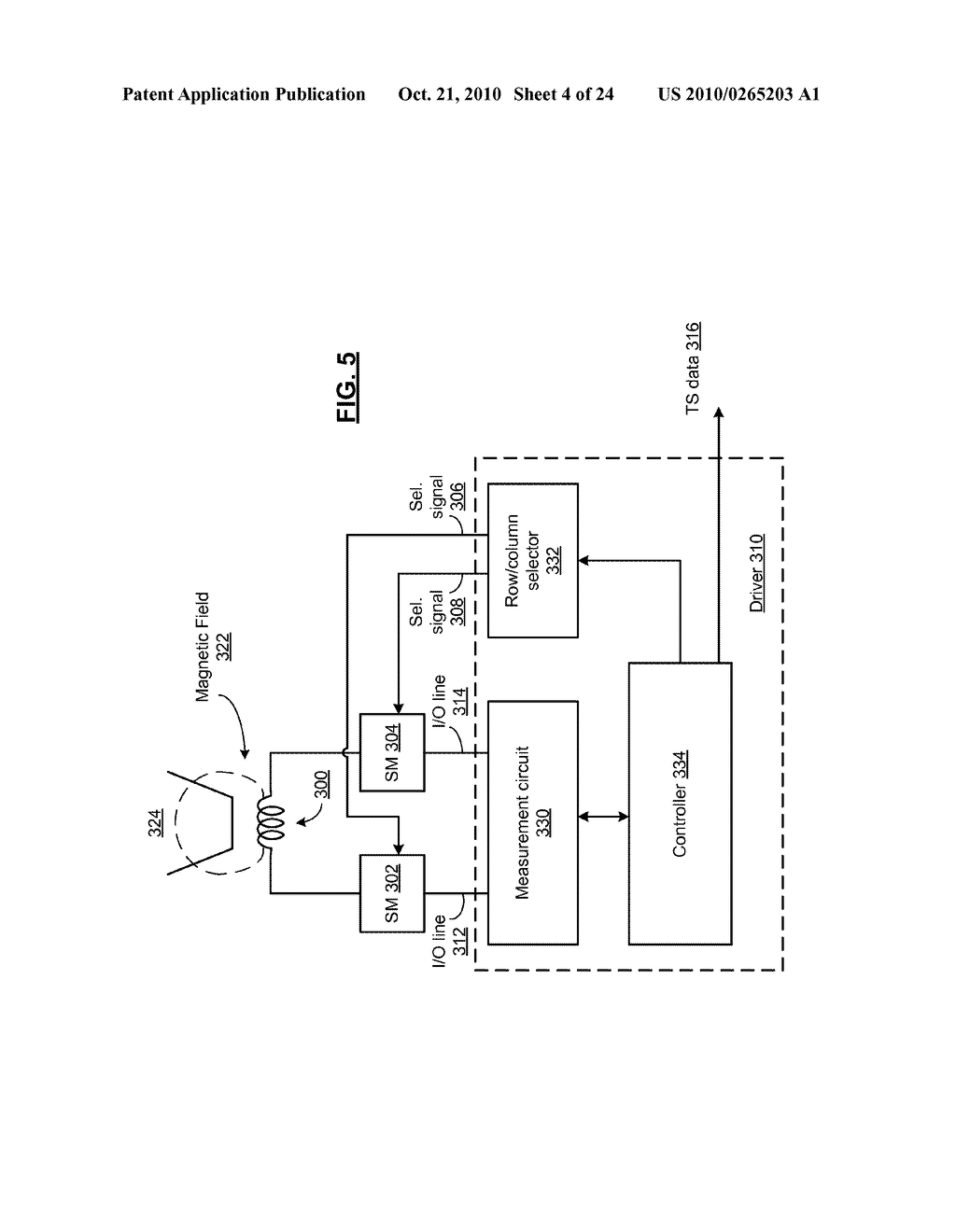 DUAL MODE INDUCTIVE TOUCH SCREEN FOR USE IN A CONFIGURABLE COMMUNICATION DEVICE AND METHODS FOR USE THEREWITH - diagram, schematic, and image 05