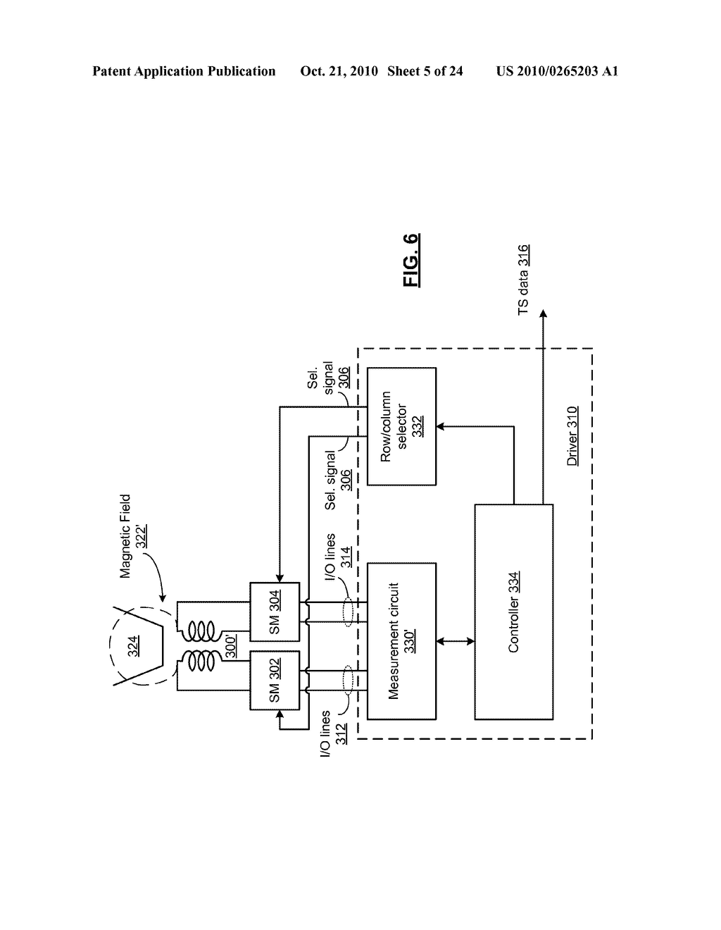DUAL MODE INDUCTIVE TOUCH SCREEN FOR USE IN A CONFIGURABLE COMMUNICATION DEVICE AND METHODS FOR USE THEREWITH - diagram, schematic, and image 06