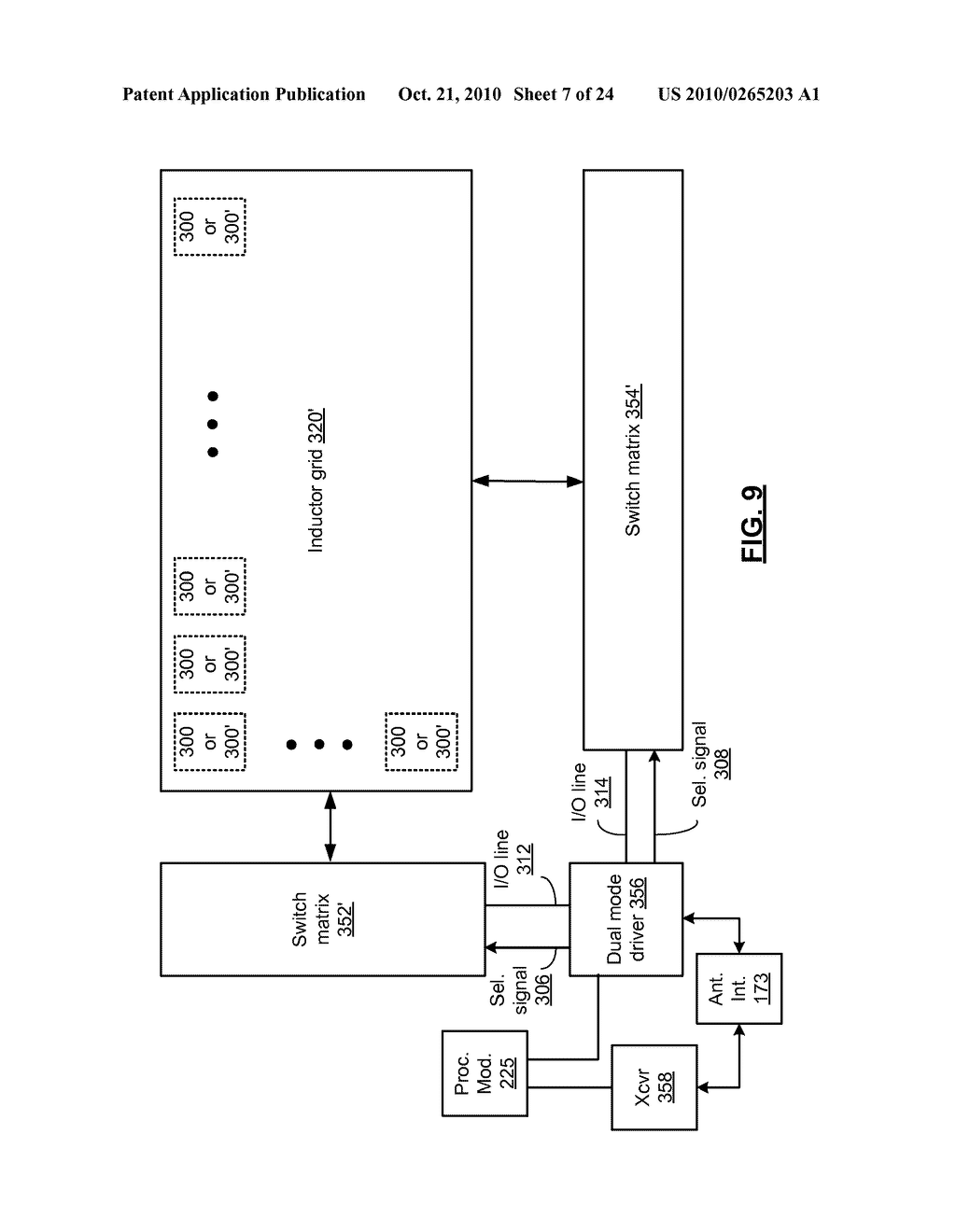 DUAL MODE INDUCTIVE TOUCH SCREEN FOR USE IN A CONFIGURABLE COMMUNICATION DEVICE AND METHODS FOR USE THEREWITH - diagram, schematic, and image 08