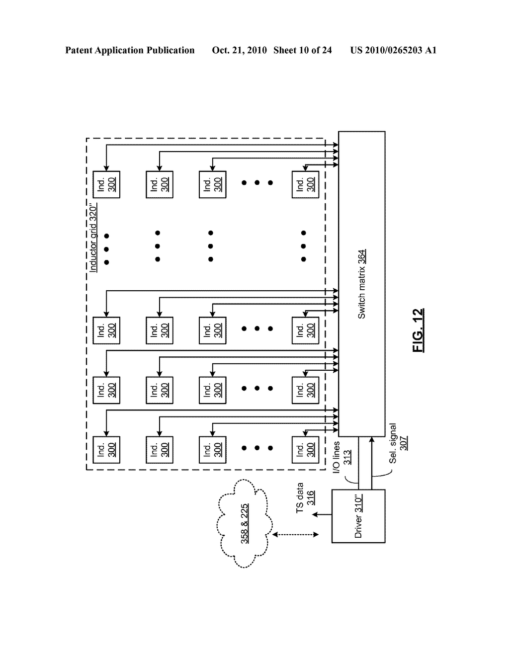 DUAL MODE INDUCTIVE TOUCH SCREEN FOR USE IN A CONFIGURABLE COMMUNICATION DEVICE AND METHODS FOR USE THEREWITH - diagram, schematic, and image 11