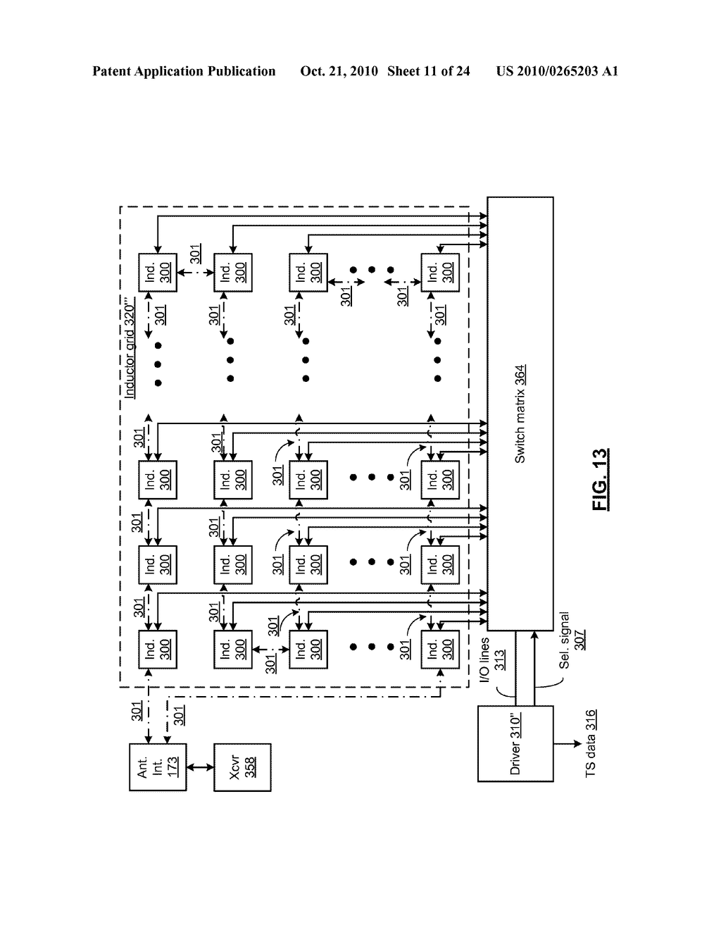 DUAL MODE INDUCTIVE TOUCH SCREEN FOR USE IN A CONFIGURABLE COMMUNICATION DEVICE AND METHODS FOR USE THEREWITH - diagram, schematic, and image 12