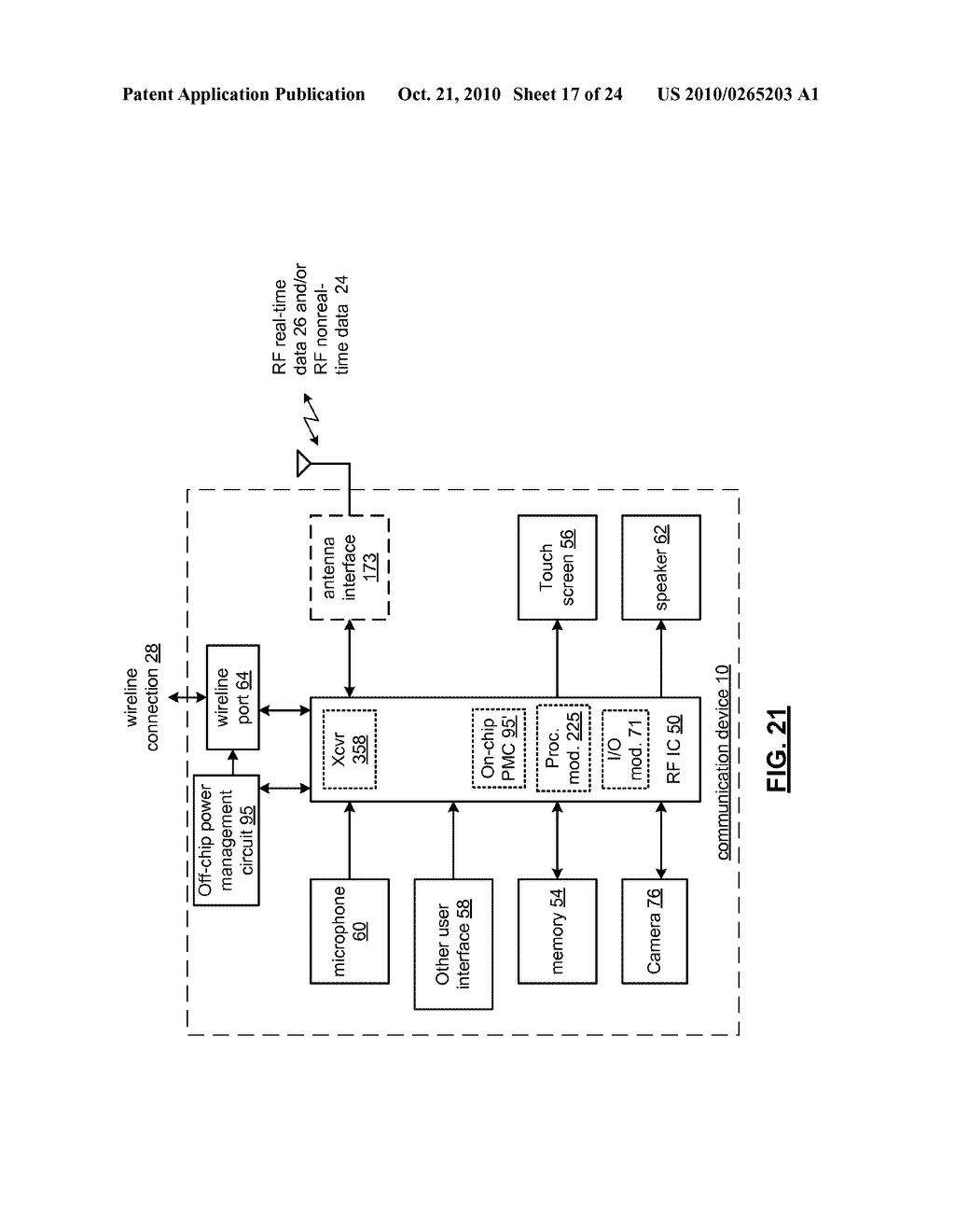 DUAL MODE INDUCTIVE TOUCH SCREEN FOR USE IN A CONFIGURABLE COMMUNICATION DEVICE AND METHODS FOR USE THEREWITH - diagram, schematic, and image 18