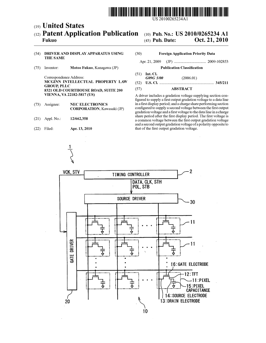 Driver and display apparatus using the same - diagram, schematic, and image 01