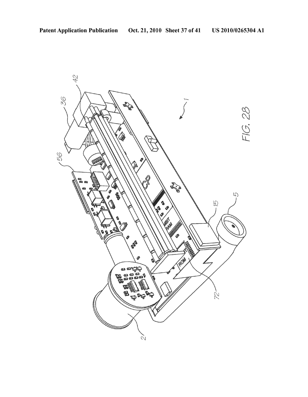 Printing cartridge with radio frequency identification - diagram, schematic, and image 38