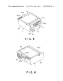 INK CONTAINER FOR INK JET PRINTER, HOLDER FOR THE CONTAINER, CARRIAGE FOR THE HOLDER, AND INK JET PRINTER diagram and image