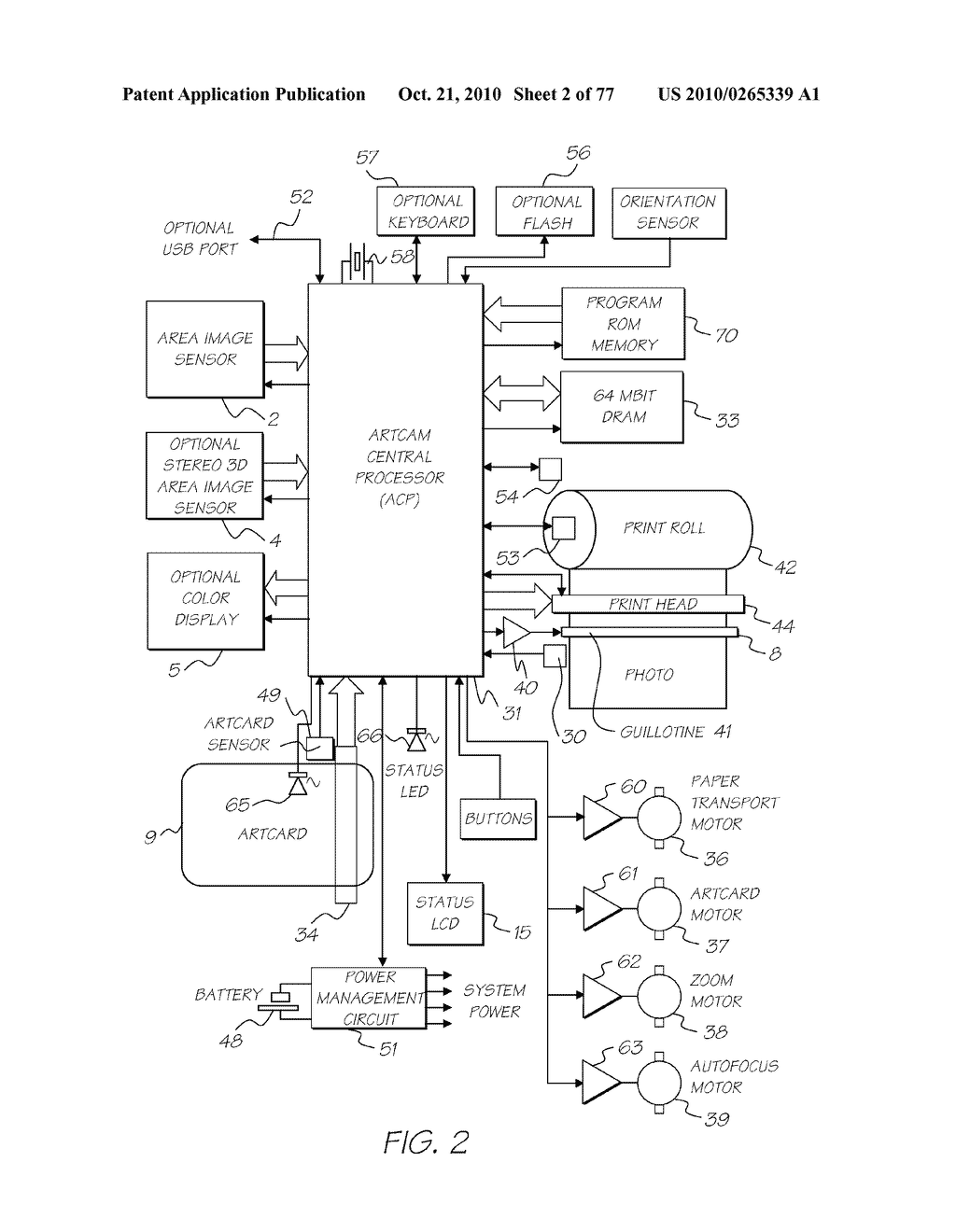 CENTRAL PROCESSOR FOR DIGITAL CAMERA - diagram, schematic, and image 03