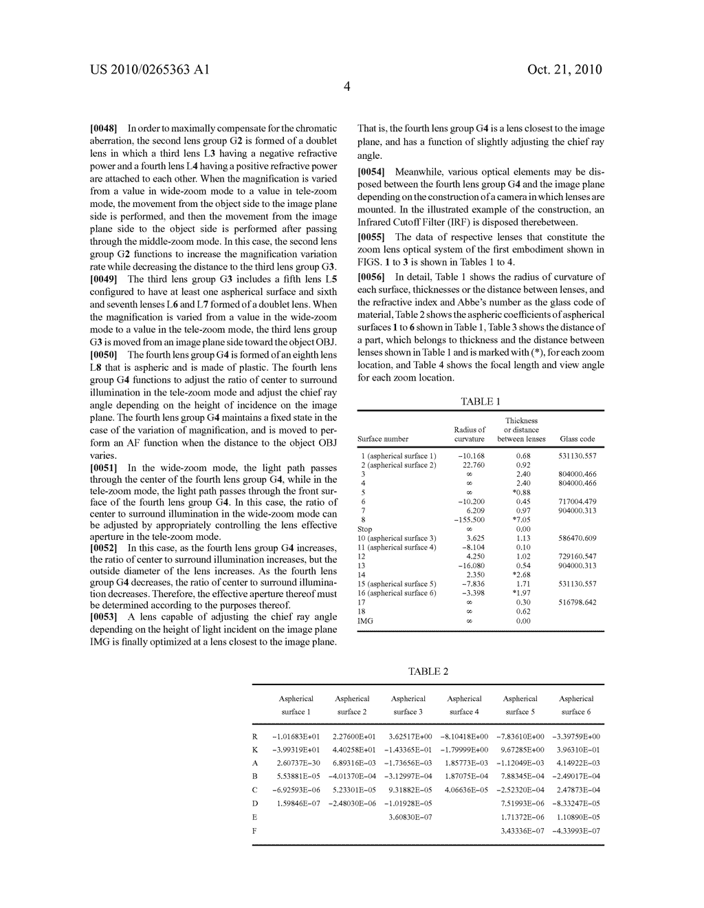 ZOOM LENS OPTICAL SYSTEM - diagram, schematic, and image 09