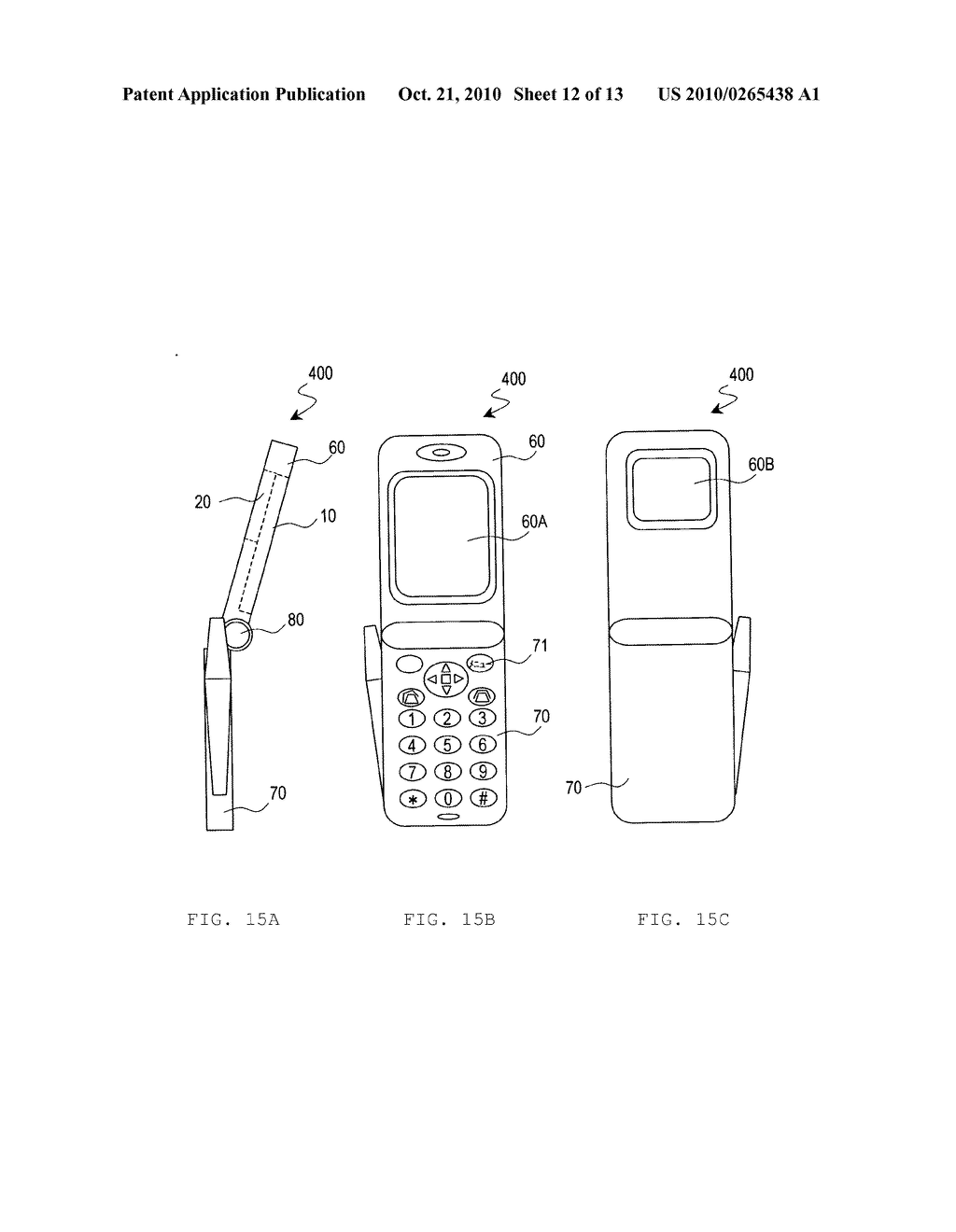 DOUBLE SIDED LIQUID CRYSTAL DISPLAY UNIT AND PORTABLE ELECTRONIC APPARATUS COMPRISING A POLARIZING ELEMENT BETWEEN TWO LIQUID CRYSTAL DISPLAY PANELS - diagram, schematic, and image 13