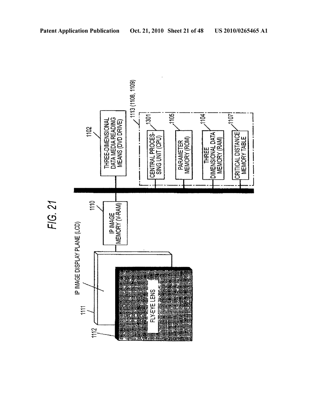 THREE-DIMENSIONAL IMAGE COMMUNICATION TERMINAL AND PROJECTION-TYPE THREE-DIMENSIONAL IMAGE DISPLAY APPARATUS - diagram, schematic, and image 22