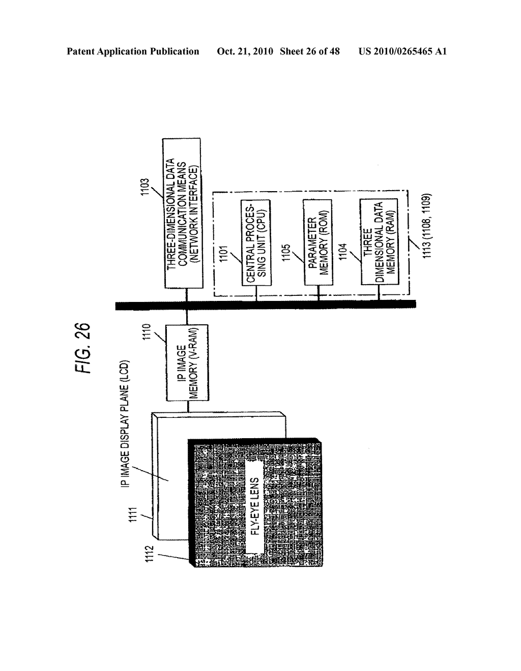THREE-DIMENSIONAL IMAGE COMMUNICATION TERMINAL AND PROJECTION-TYPE THREE-DIMENSIONAL IMAGE DISPLAY APPARATUS - diagram, schematic, and image 27