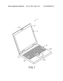 NOTEBOOK COMPUTER WITH DOCUMENT HOLDING FUNCTION diagram and image