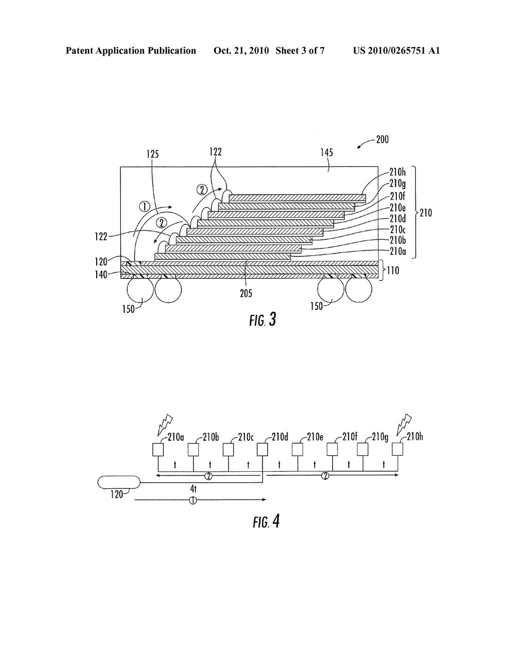 MULTI-CHIP PACKAGES PROVIDING REDUCED SIGNAL SKEW AND RELATED METHODS OF OPERATION - diagram, schematic, and image 04