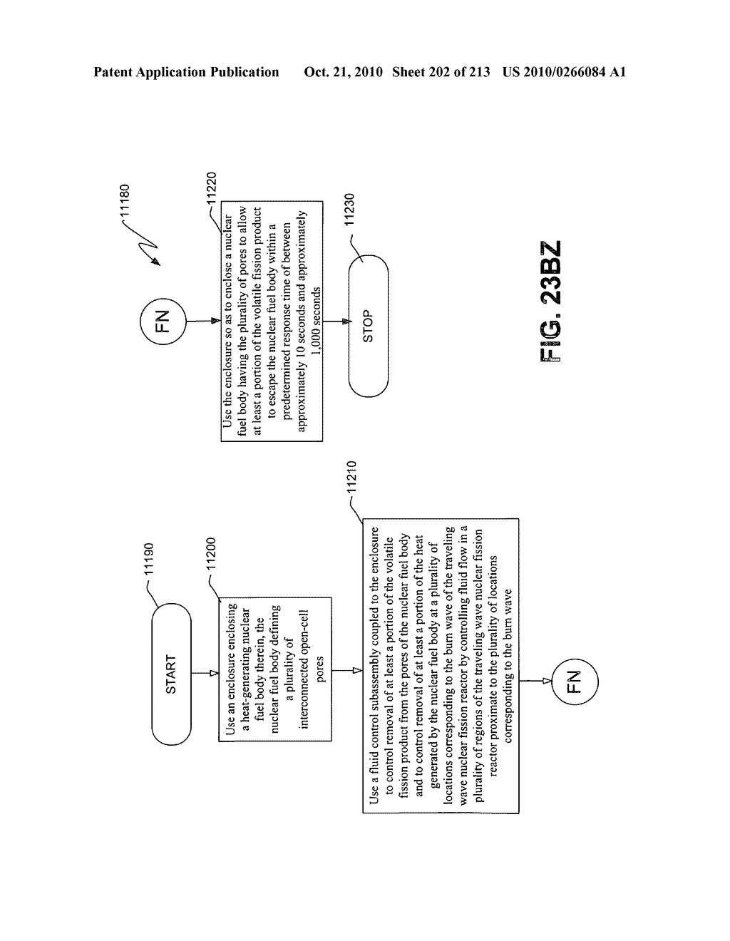 Nuclear fission reactor fuel assembly and system configured for controlled removal of a volatile fission product and heat released by a burn wave in a traveling wave nuclear fission reactor and method for same - diagram, schematic, and image 203