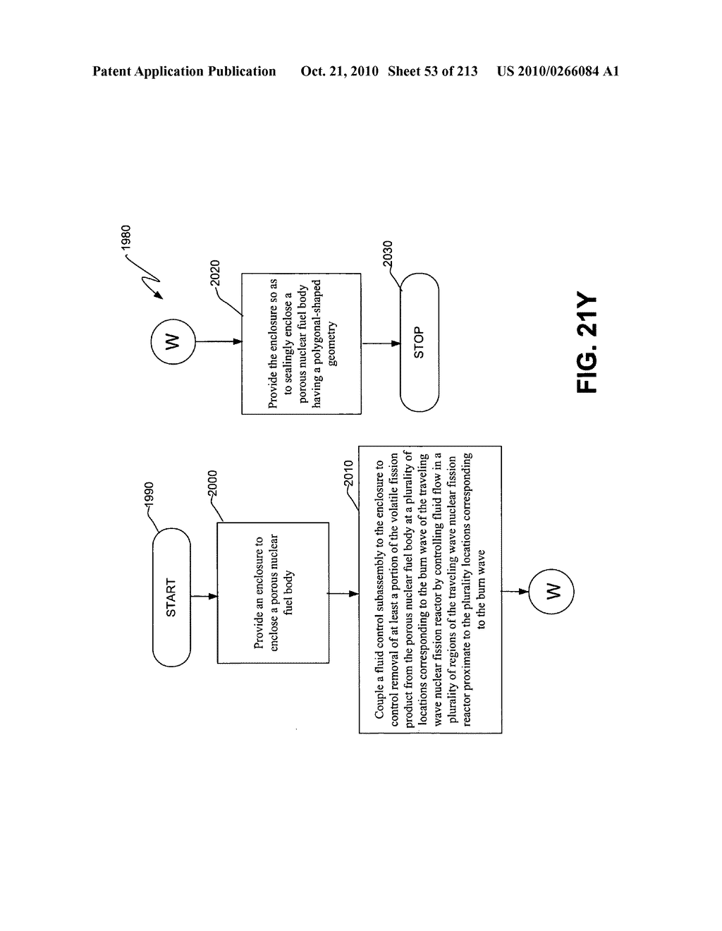 Nuclear fission reactor fuel assembly and system configured for controlled removal of a volatile fission product and heat released by a burn wave in a traveling wave nuclear fission reactor and method for same - diagram, schematic, and image 54