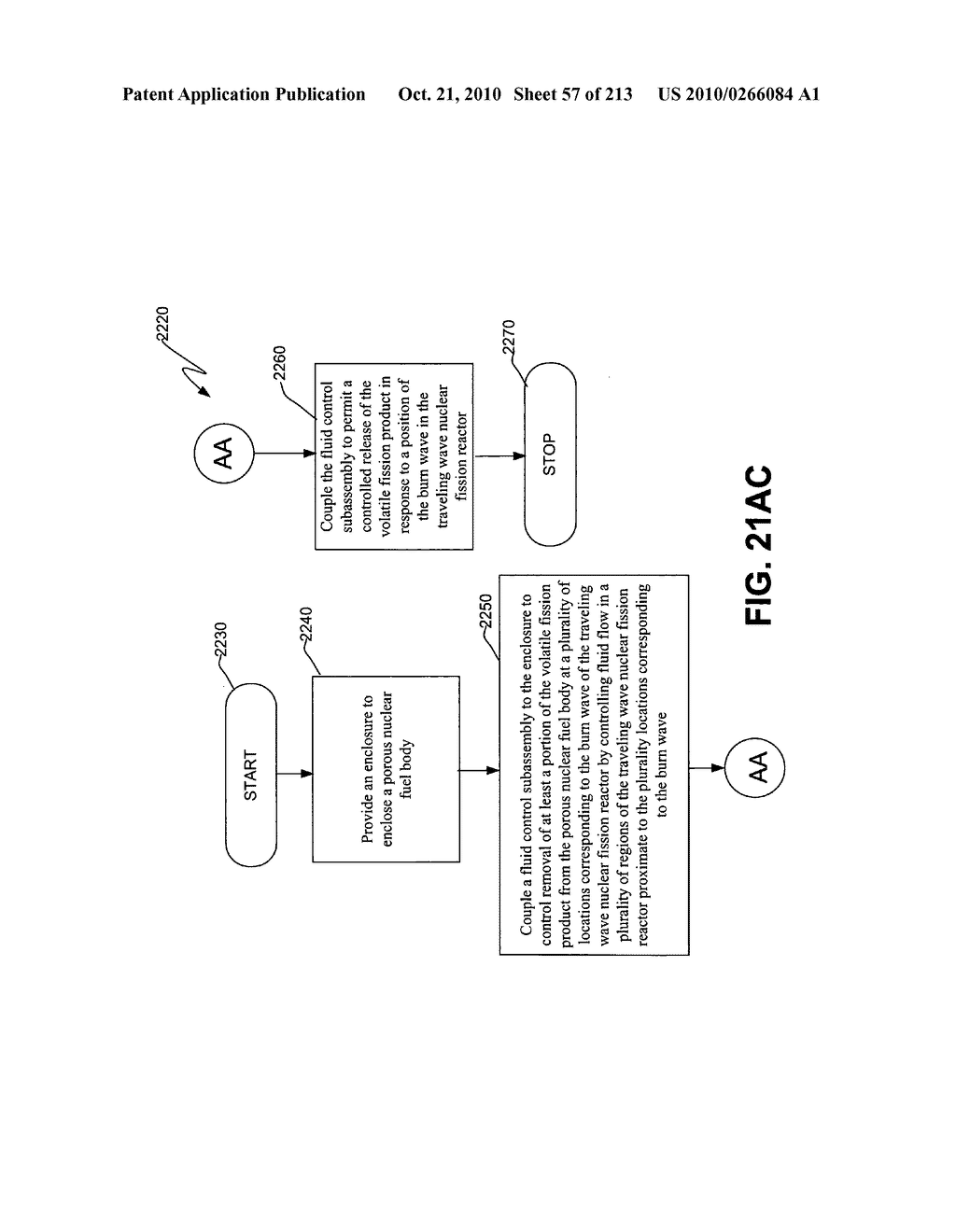 Nuclear fission reactor fuel assembly and system configured for controlled removal of a volatile fission product and heat released by a burn wave in a traveling wave nuclear fission reactor and method for same - diagram, schematic, and image 58