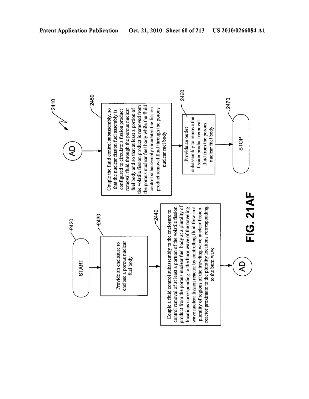 Nuclear fission reactor fuel assembly and system configured for controlled removal of a volatile fission product and heat released by a burn wave in a traveling wave nuclear fission reactor and method for same - diagram, schematic, and image 61