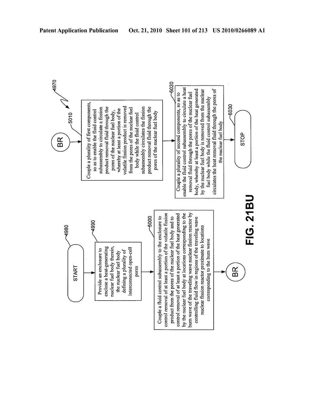 Nuclear fission reactor fuel assembly and system configured for controlled removal of a volatile fission product and heat released by a burn wave in a traveling wave nuclear fission reactor and method for same - diagram, schematic, and image 102