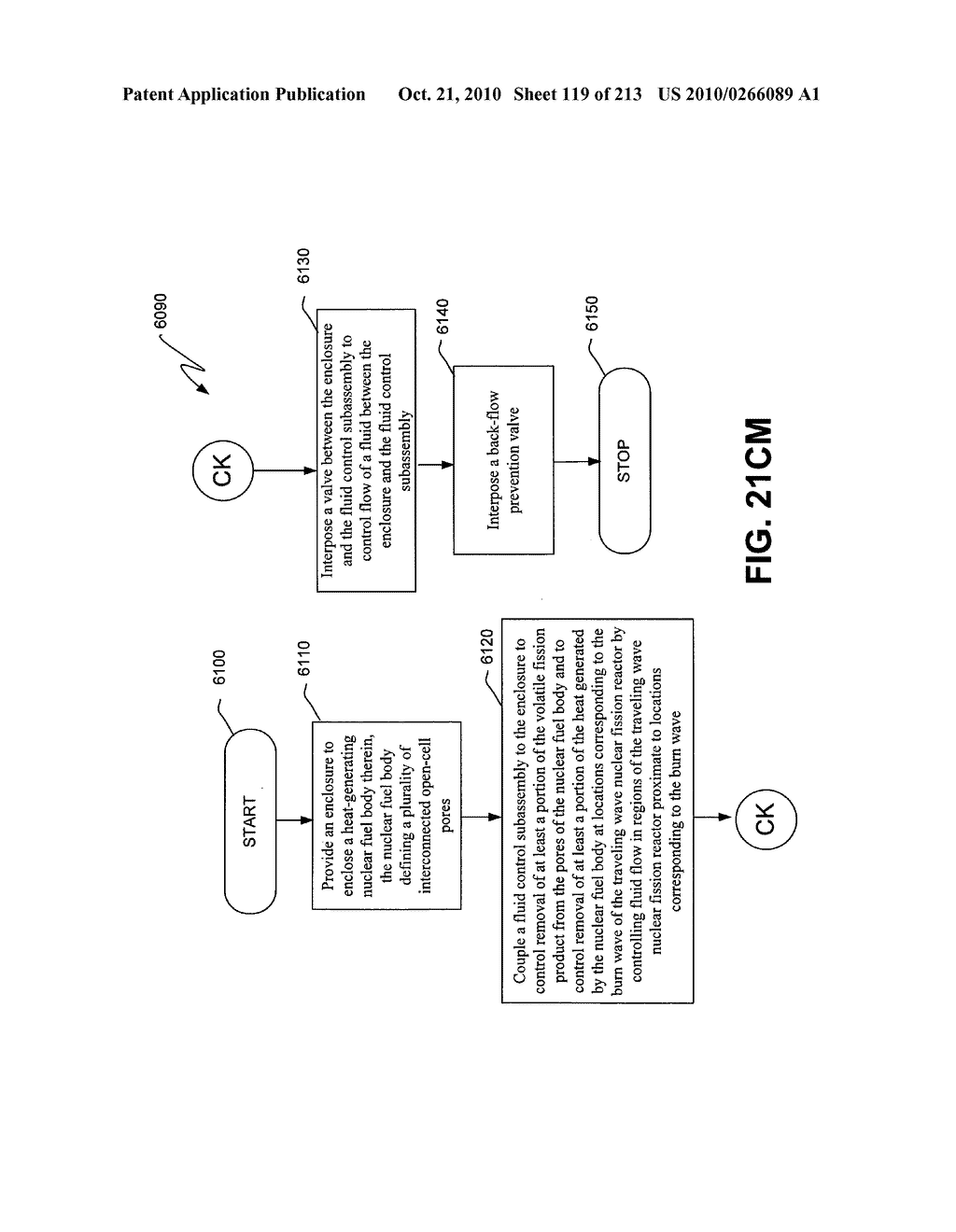 Nuclear fission reactor fuel assembly and system configured for controlled removal of a volatile fission product and heat released by a burn wave in a traveling wave nuclear fission reactor and method for same - diagram, schematic, and image 120