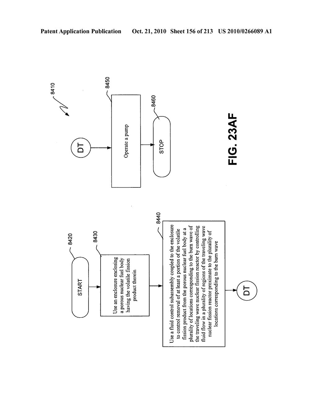 Nuclear fission reactor fuel assembly and system configured for controlled removal of a volatile fission product and heat released by a burn wave in a traveling wave nuclear fission reactor and method for same - diagram, schematic, and image 157