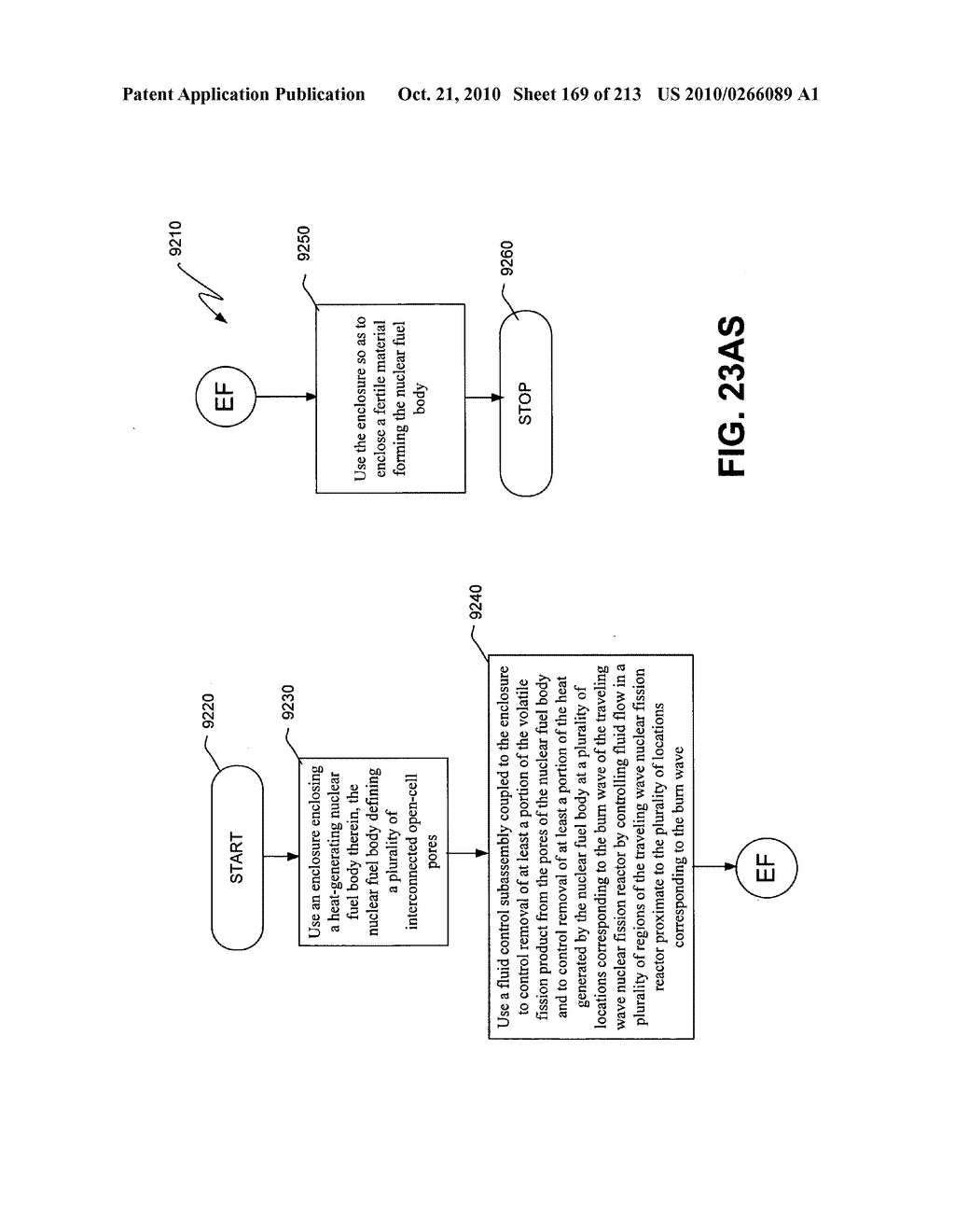 Nuclear fission reactor fuel assembly and system configured for controlled removal of a volatile fission product and heat released by a burn wave in a traveling wave nuclear fission reactor and method for same - diagram, schematic, and image 170