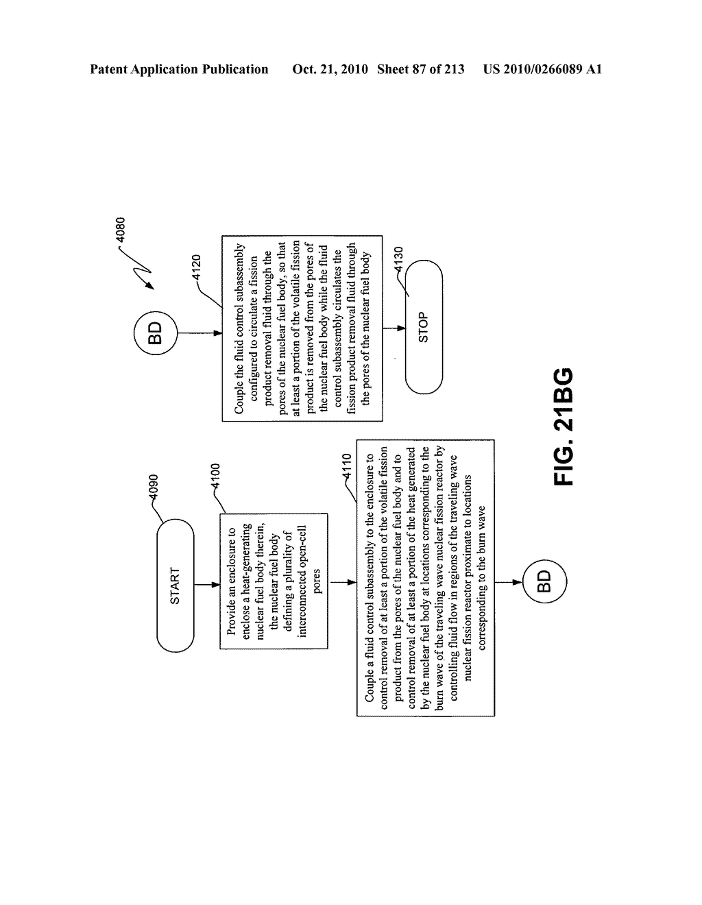 Nuclear fission reactor fuel assembly and system configured for controlled removal of a volatile fission product and heat released by a burn wave in a traveling wave nuclear fission reactor and method for same - diagram, schematic, and image 88