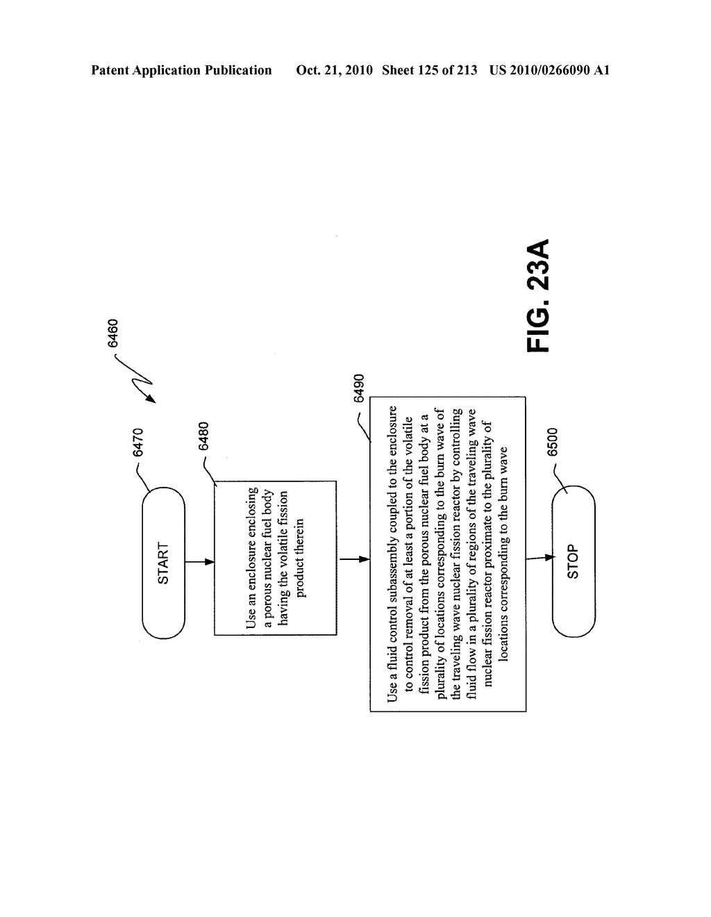 Nuclear fission reactor fuel assembly and system configured for controlled removal of a volatile fission product and heat released by a burn wave in a traveling wave nuclear fission reactor and method for same - diagram, schematic, and image 126