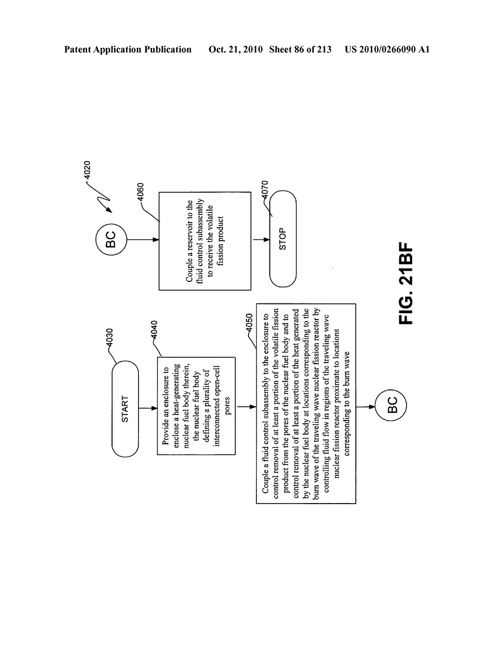 Nuclear fission reactor fuel assembly and system configured for controlled removal of a volatile fission product and heat released by a burn wave in a traveling wave nuclear fission reactor and method for same - diagram, schematic, and image 87