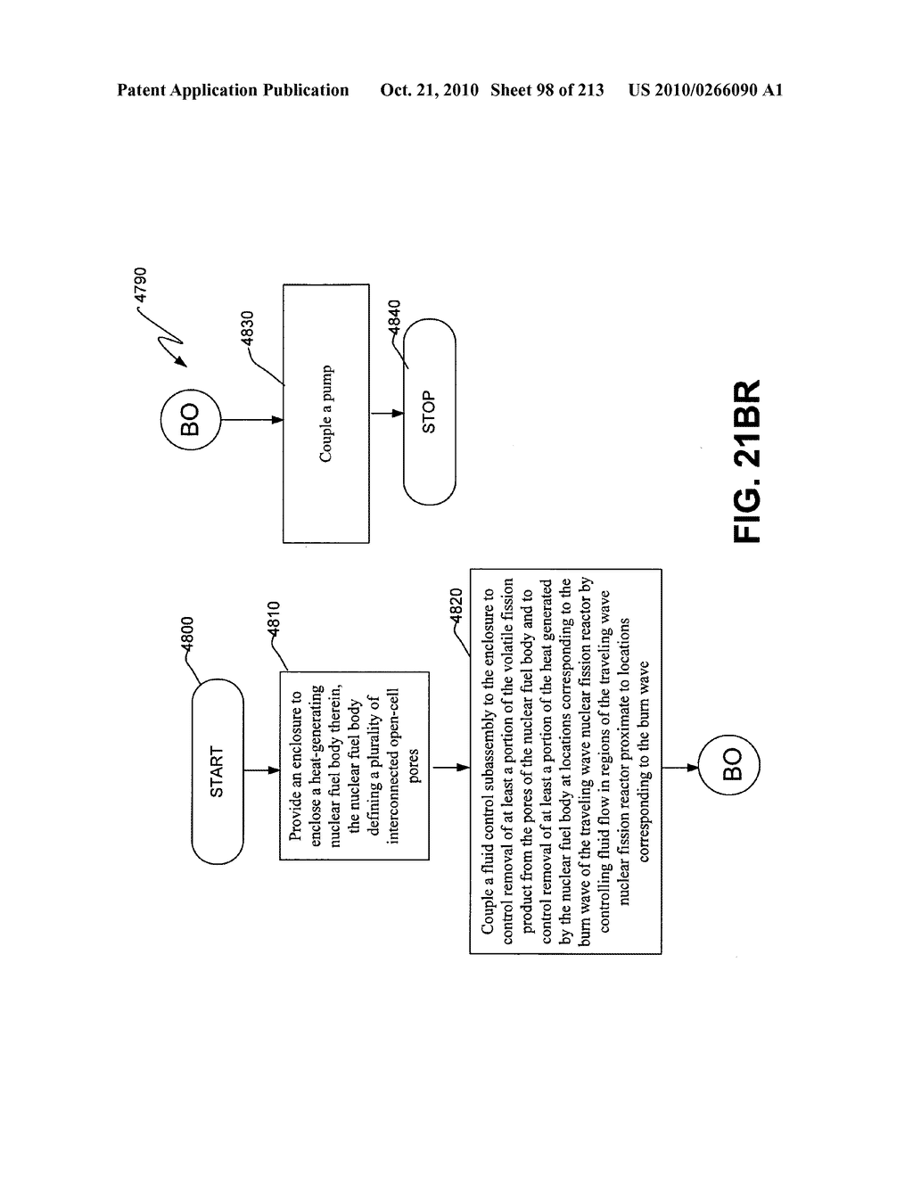 Nuclear fission reactor fuel assembly and system configured for controlled removal of a volatile fission product and heat released by a burn wave in a traveling wave nuclear fission reactor and method for same - diagram, schematic, and image 99