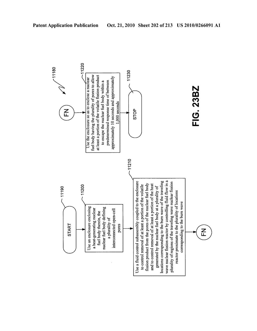 Nuclear fission reactor fuel assembly and system configured for controlled removal of a volatile fission product and heat released by a burn wave in a traveling wave nuclear fission reactor and method for same - diagram, schematic, and image 203