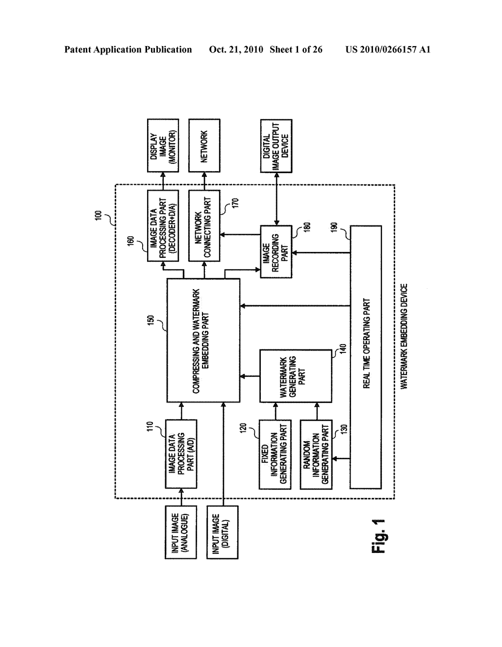 METHOD FOR EMBEDDING WATERMARK INTO AN IMAGE AND DIGITAL VIDEO RECORDER USING SAID METHOD - diagram, schematic, and image 02