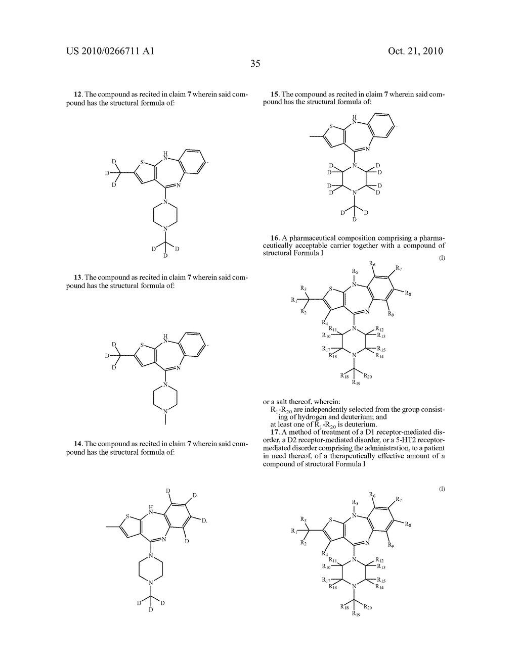 THIENOBENZODIAZEPINE MODULATORS OF D1 RECEPTOR, D2 RECEPTOR, AND/OR 5-HT2 RECEPTOR - diagram, schematic, and image 36